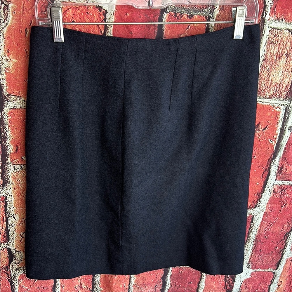 Vintage Giorgio di Sant'Angelo Women's navy %100 pure wool  Skirt size 10